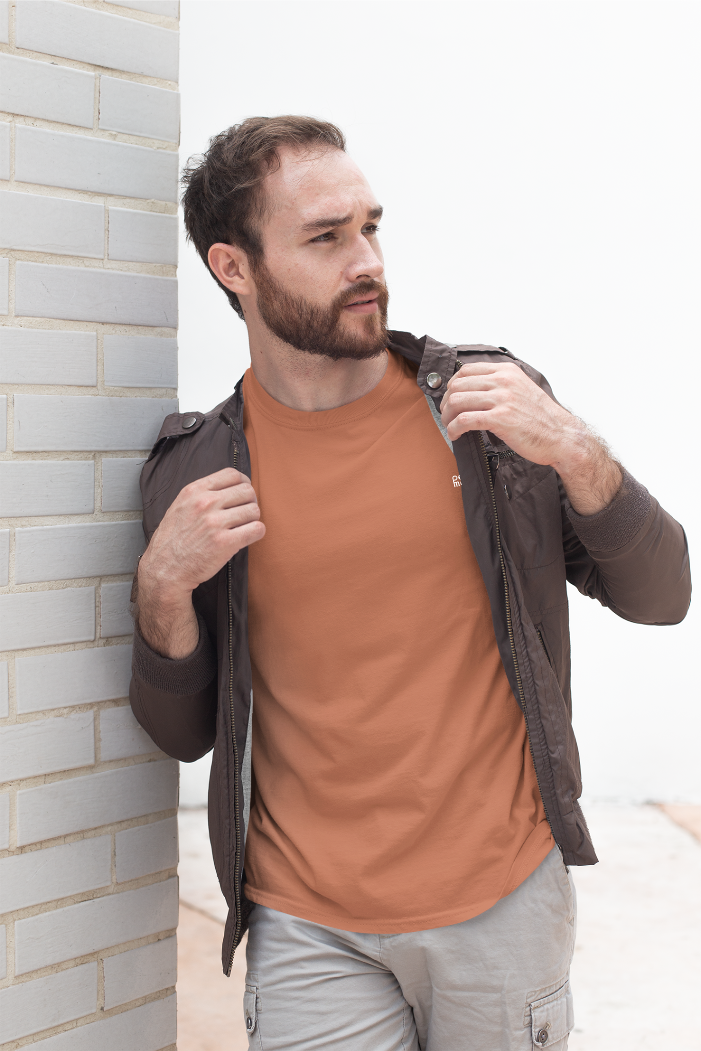 Unisex Crewneck Tshirt Coral