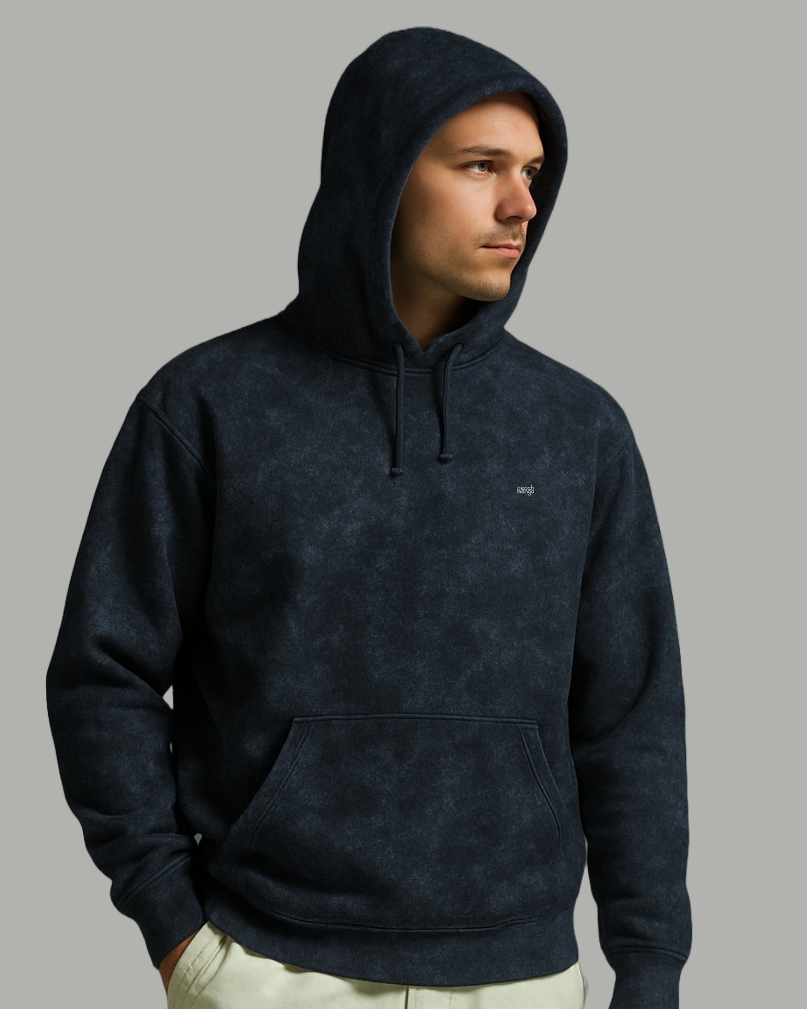 Unisex Acid Hoodie Navy