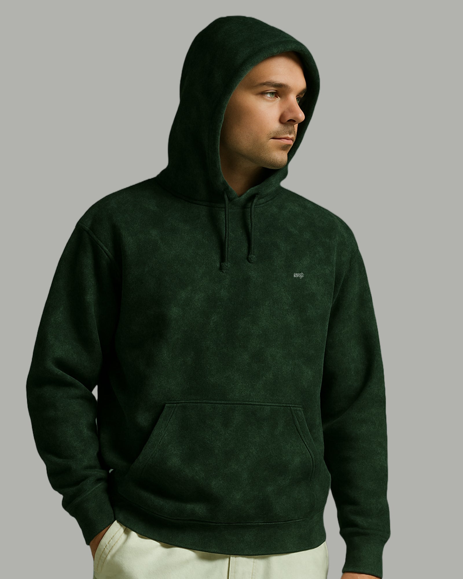 Unisex Acid Hoodie Green