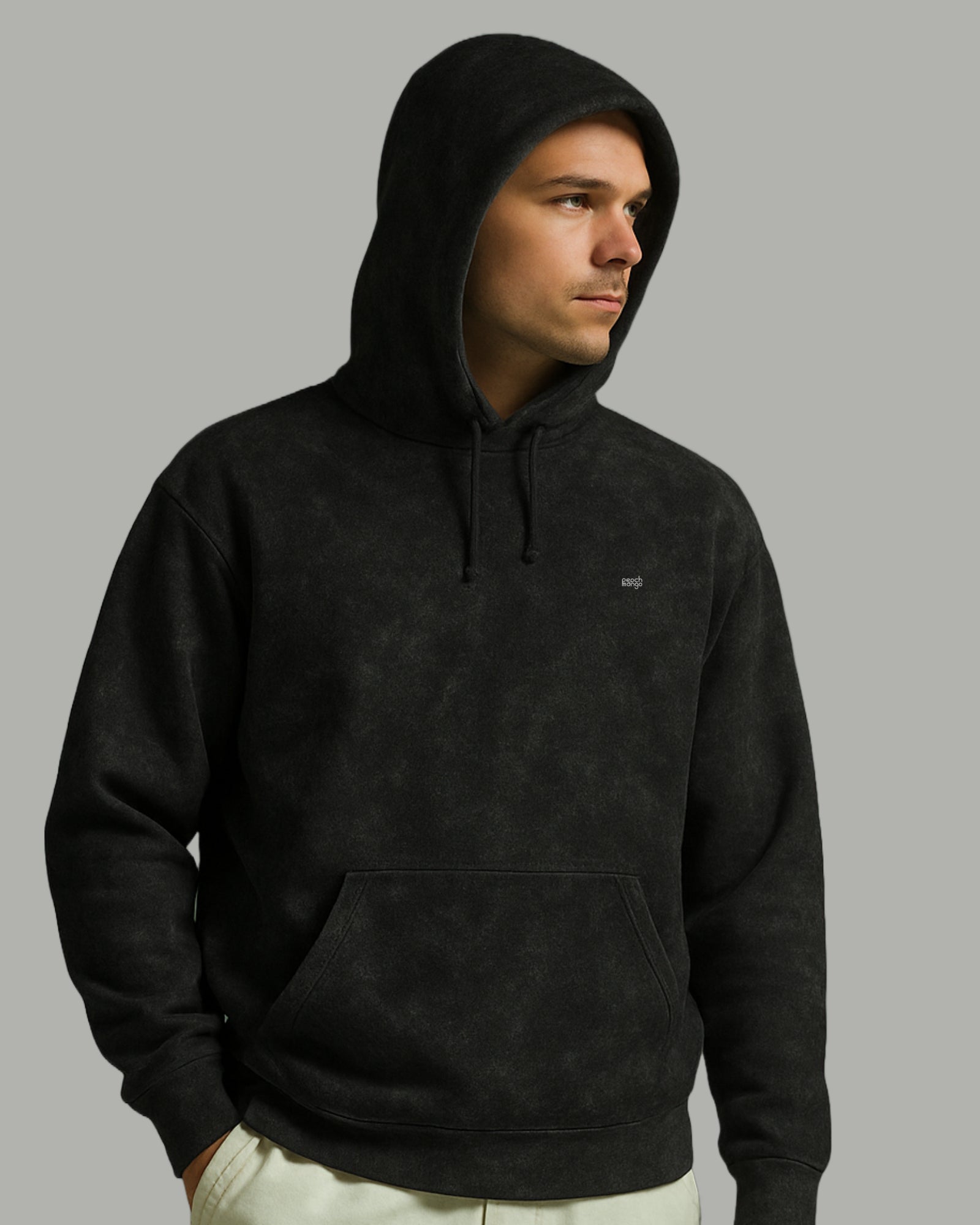Unisex Acid Hoodie Black
