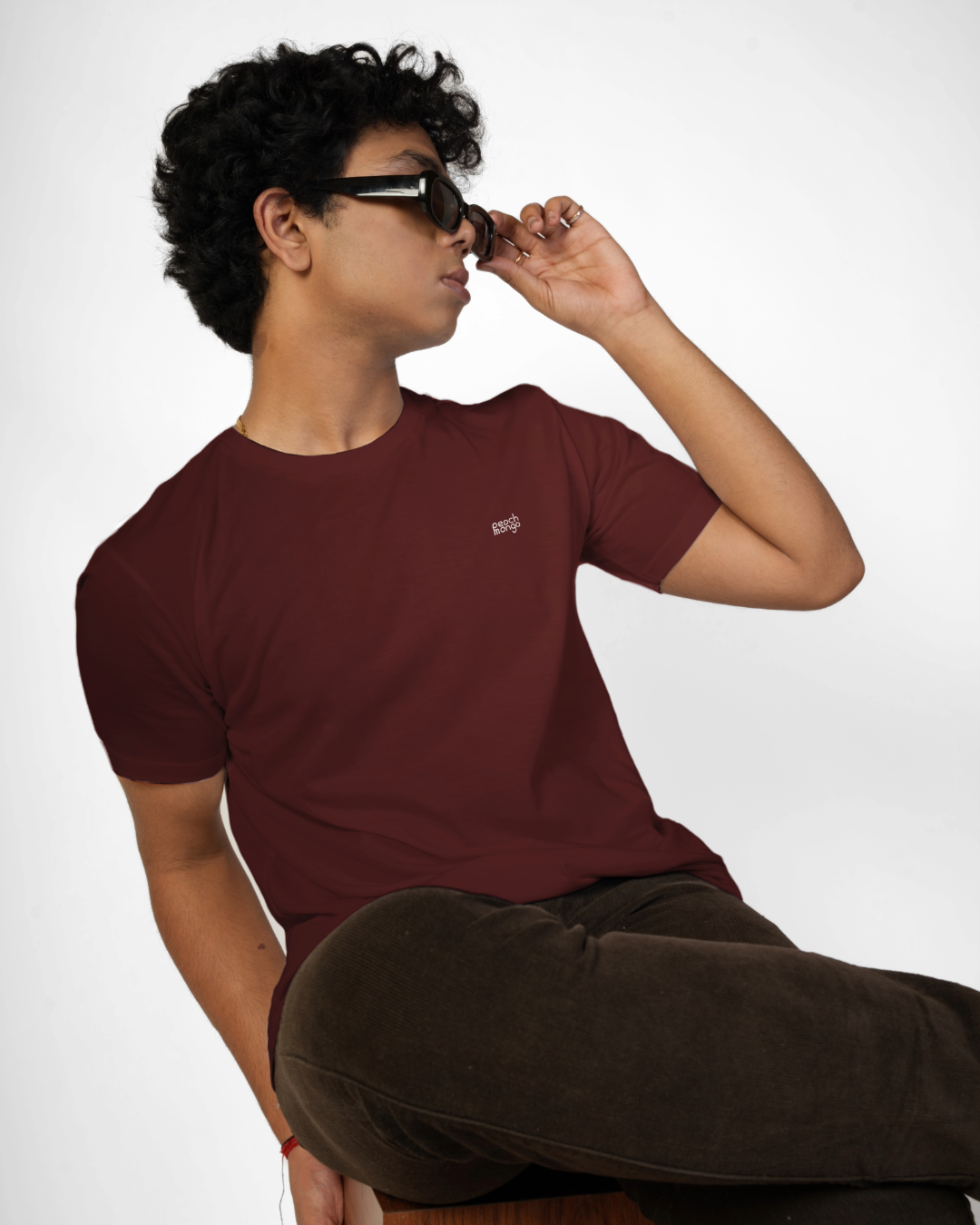 Unisex Supima Tshirt Maroon