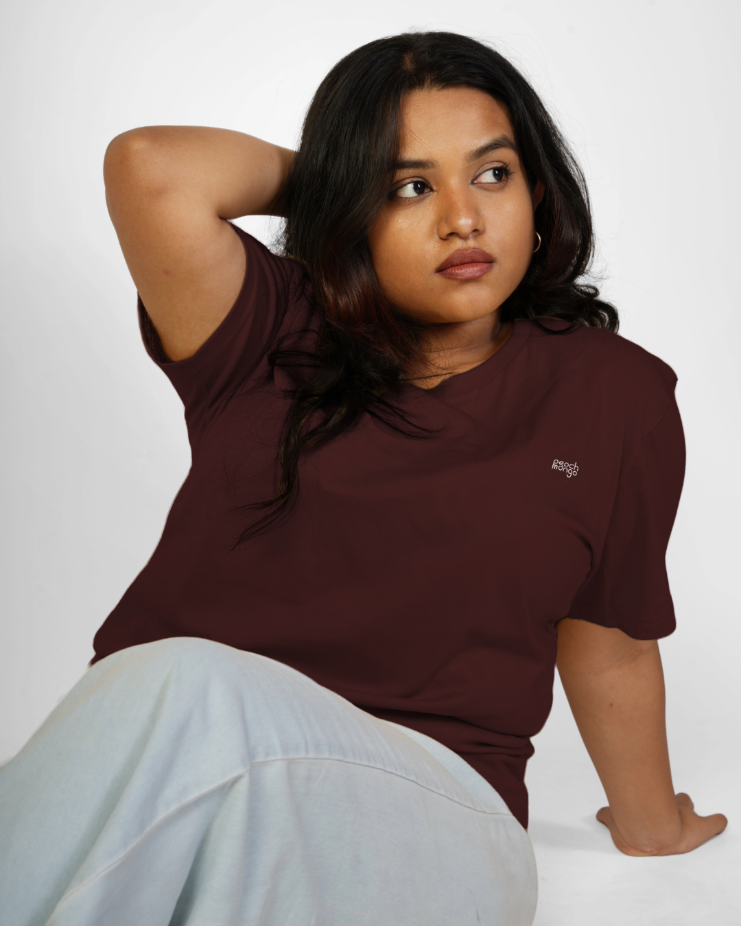 Unisex Supima Tshirt Maroon