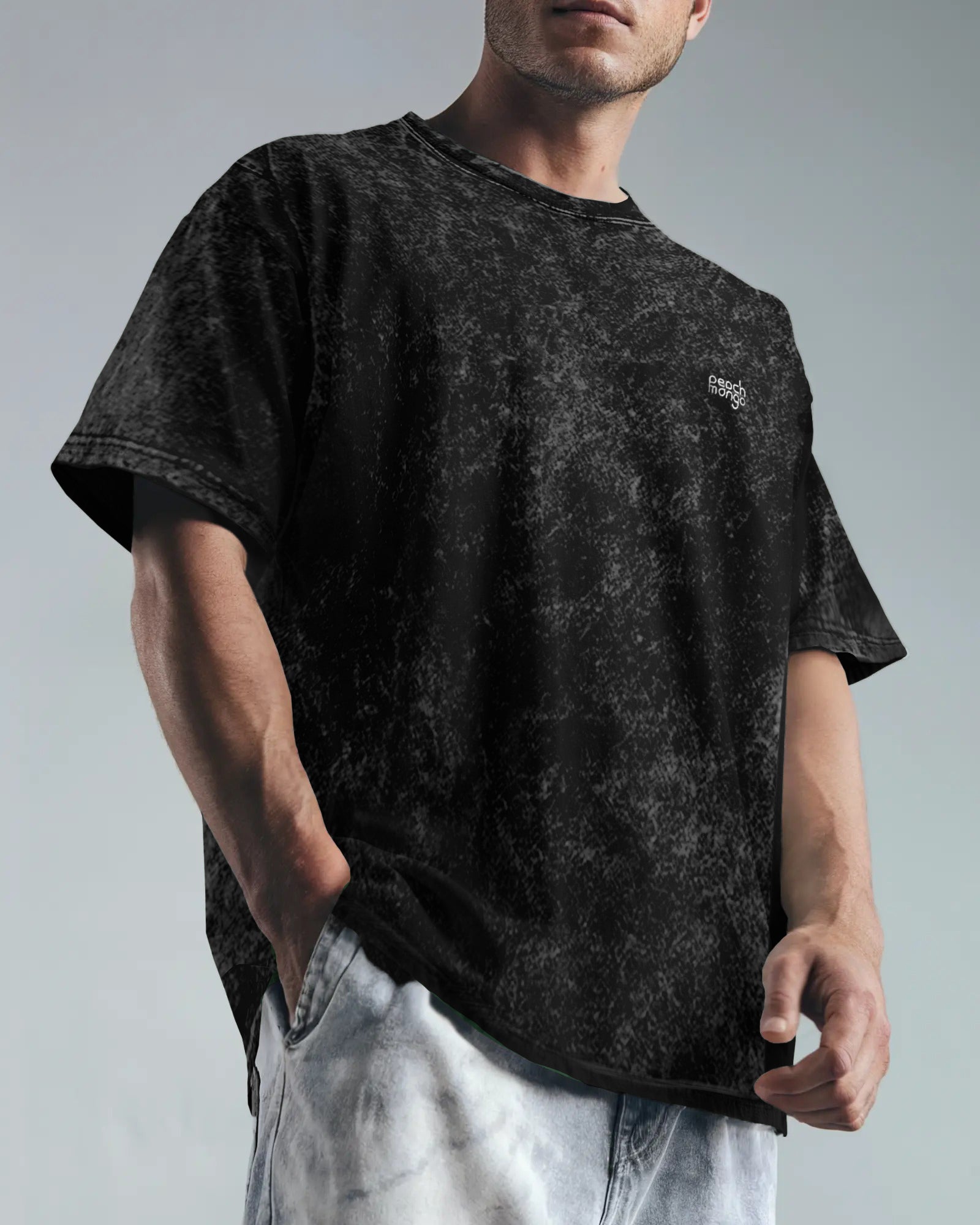 Unisex Acid Tshirt Black