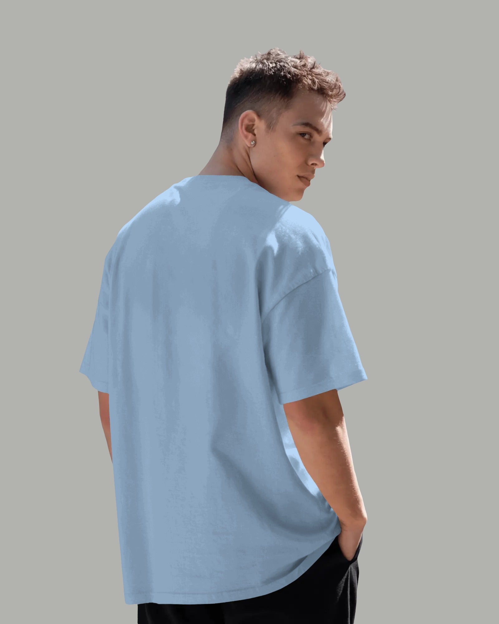 Unisex Oversized Tshirt Baby Blue