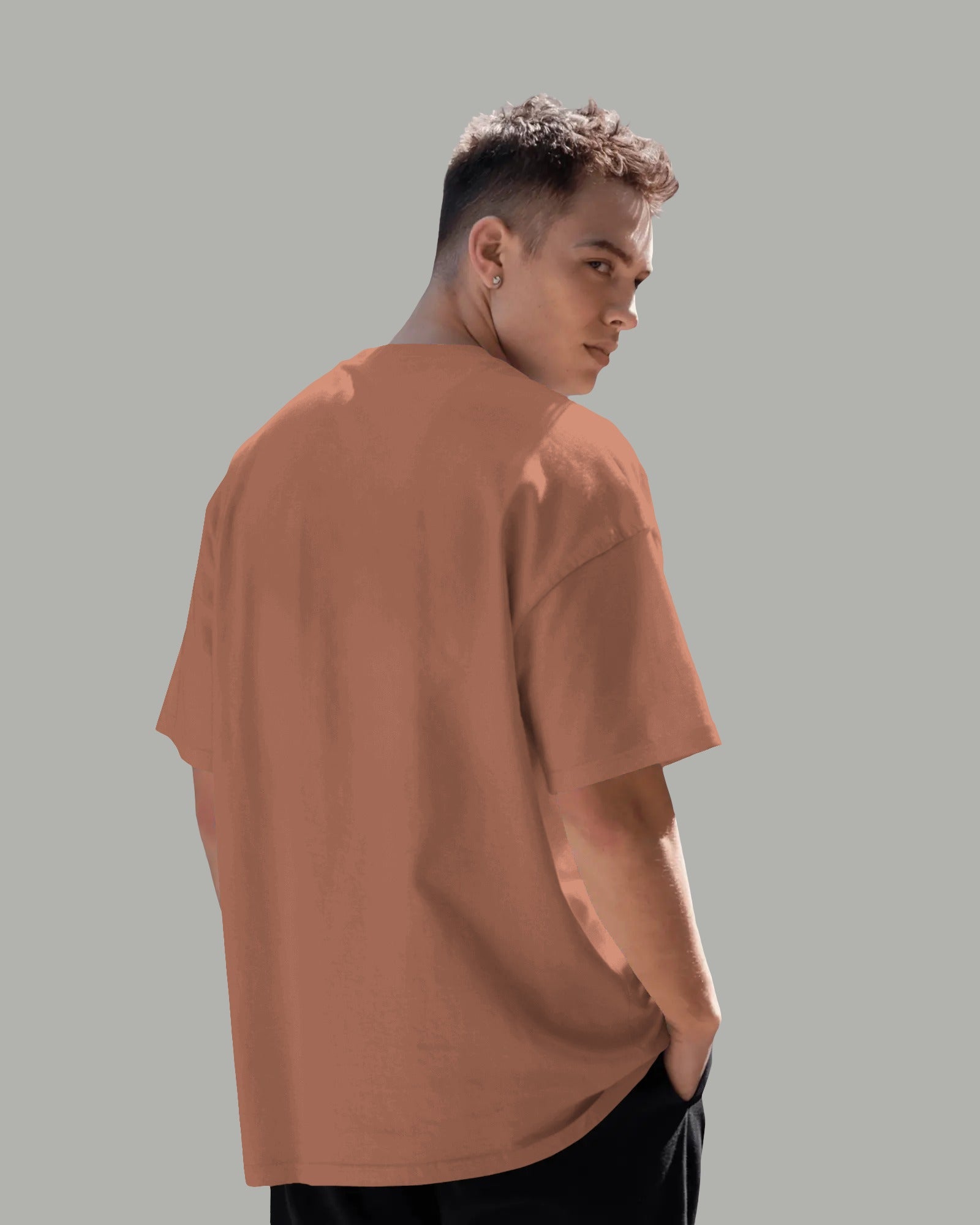 Unisex Oversized Tshirt Coral