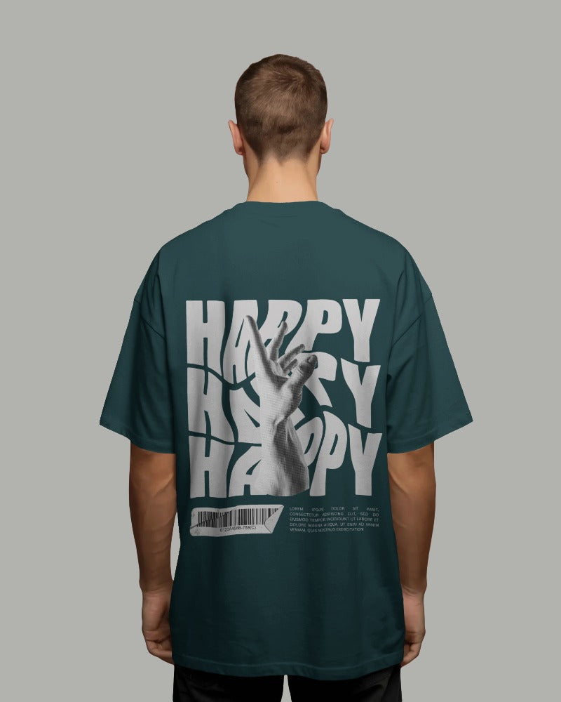 Graphic Oversized Tshirt (Back) - 3 Colors