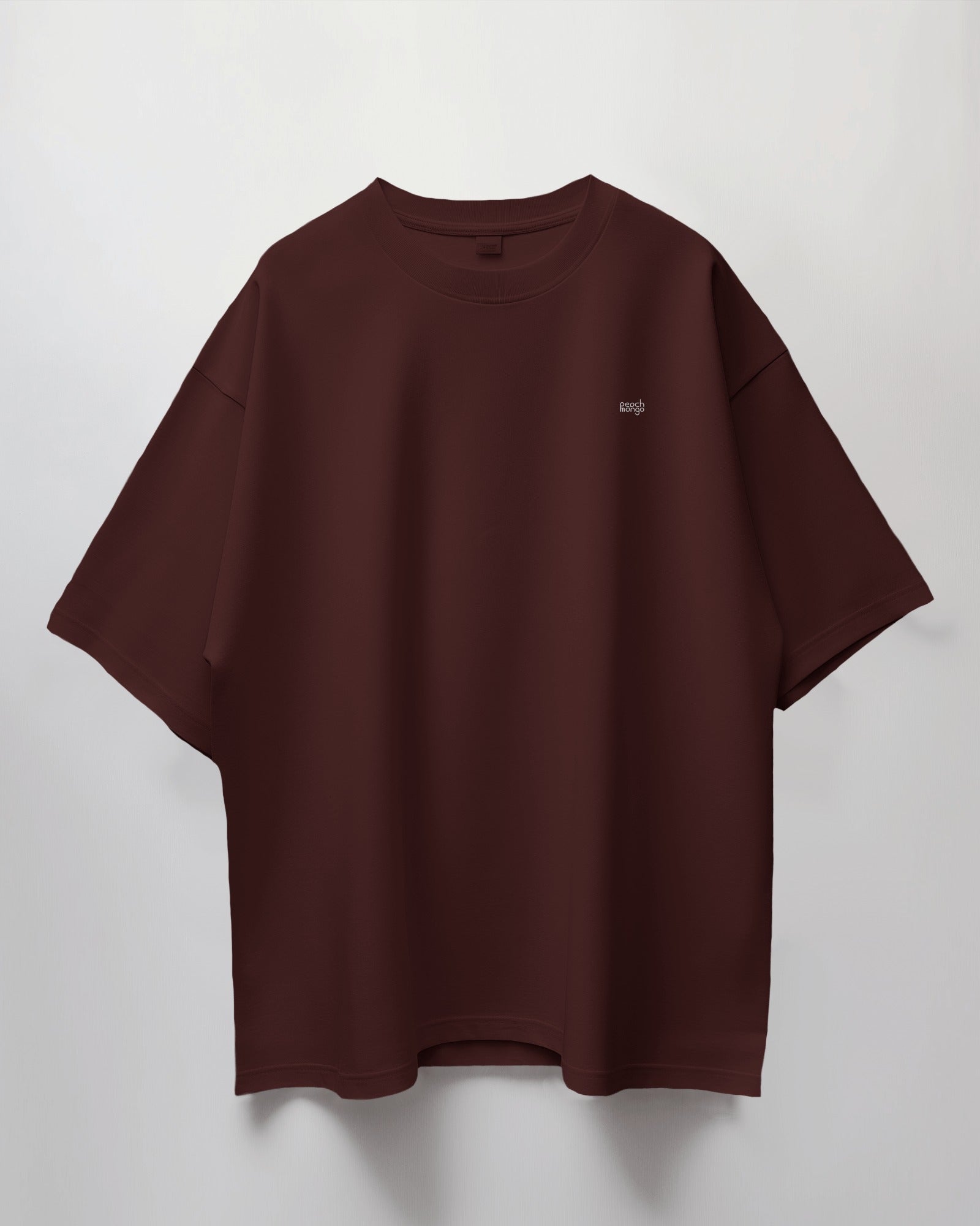 Unisex Terry Oversized Tshirt Maroon