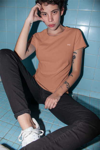 Unisex Crewneck Tshirt Coral