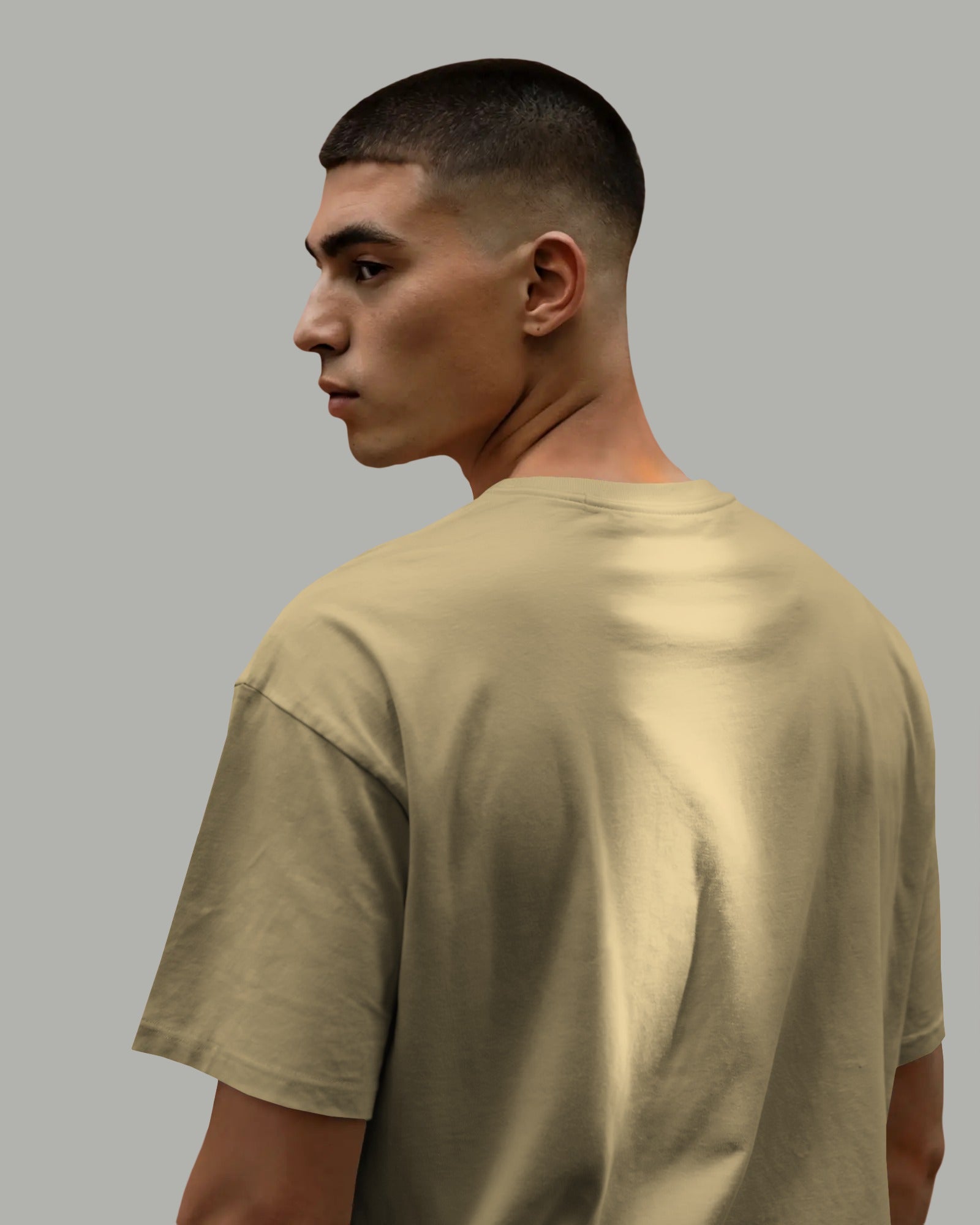 Unisex Crewneck Tshirt Beige